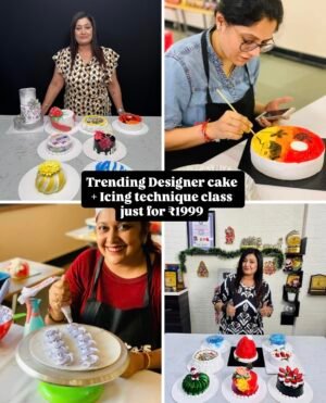 Trending Designer Cake + Icing Technique just for 1999/-